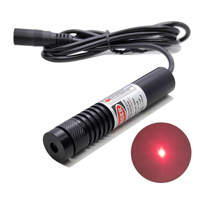 650nm 150mW 200mW Red Dot Positioning Light Focus Adjustable Laser Module Φ16X85mm